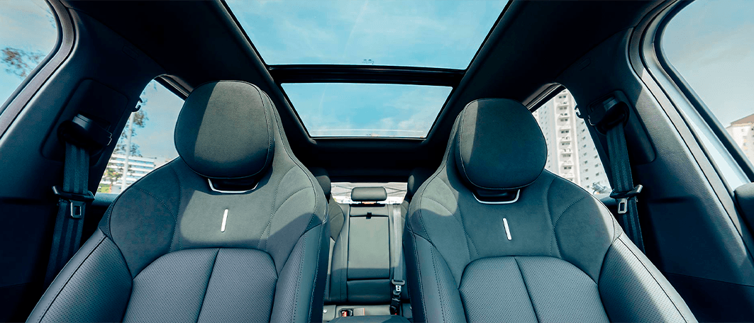 Teto solar com acionamento elétrico